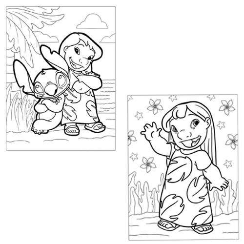 Lilo ve Stitch Boyama Kitabı Stickerlı (16 Sayfa)