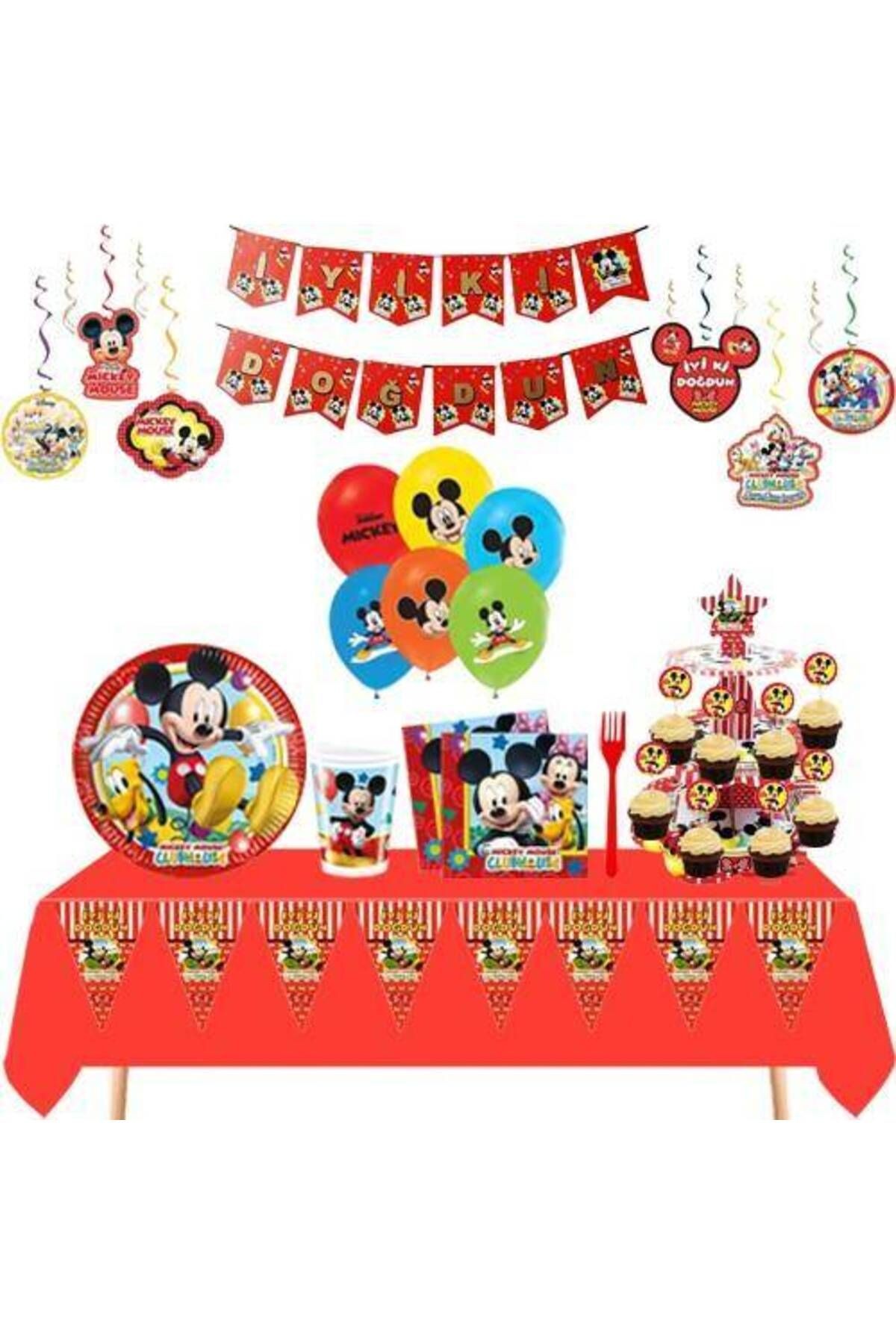 Mickey Mouse Full Parti Seti (16 Kişilik)