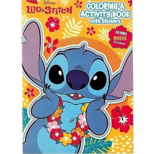 Lilo ve Stitch Boyama Kitabı Stickerlı (16 Sayfa)