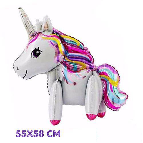 Unicorn Ayaklı Folyo Balon Küçük 55*55 cm