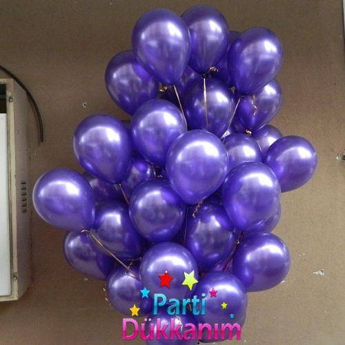 Uçan Balon Mor MAĞAZADAN 35 Adet