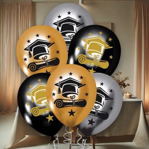 Mezuniyet Baskılı Balon 10'lu