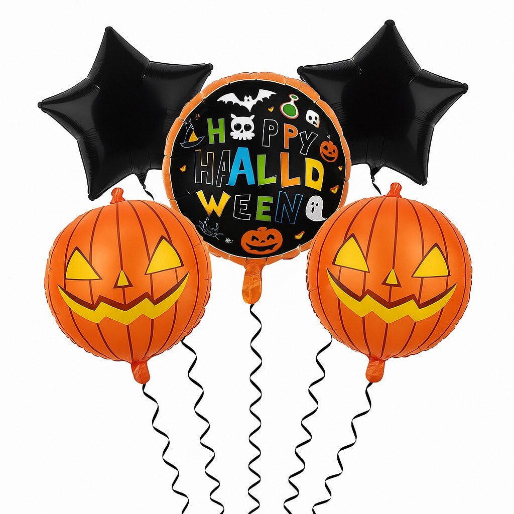 Halloween Bal Kabağı Folyo Balon Set