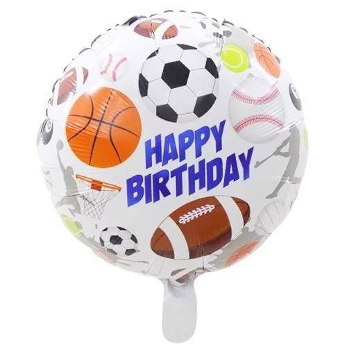 Spor Futbol Basketbol Voleybol Folyo Balon (45 cm)