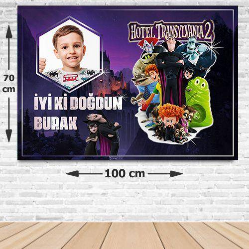 Hotel Transylvania Doğum Günü Parti Afişi Erkek 70*100 cm