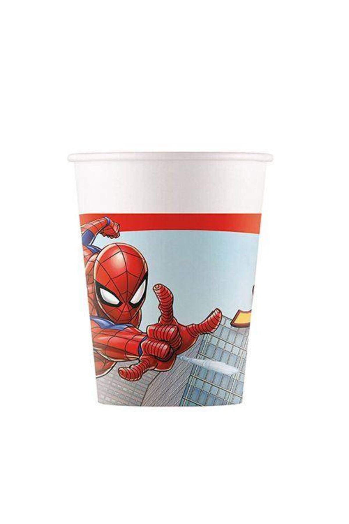Spiderman Crime Fighter Karton Bardak 8 Adet