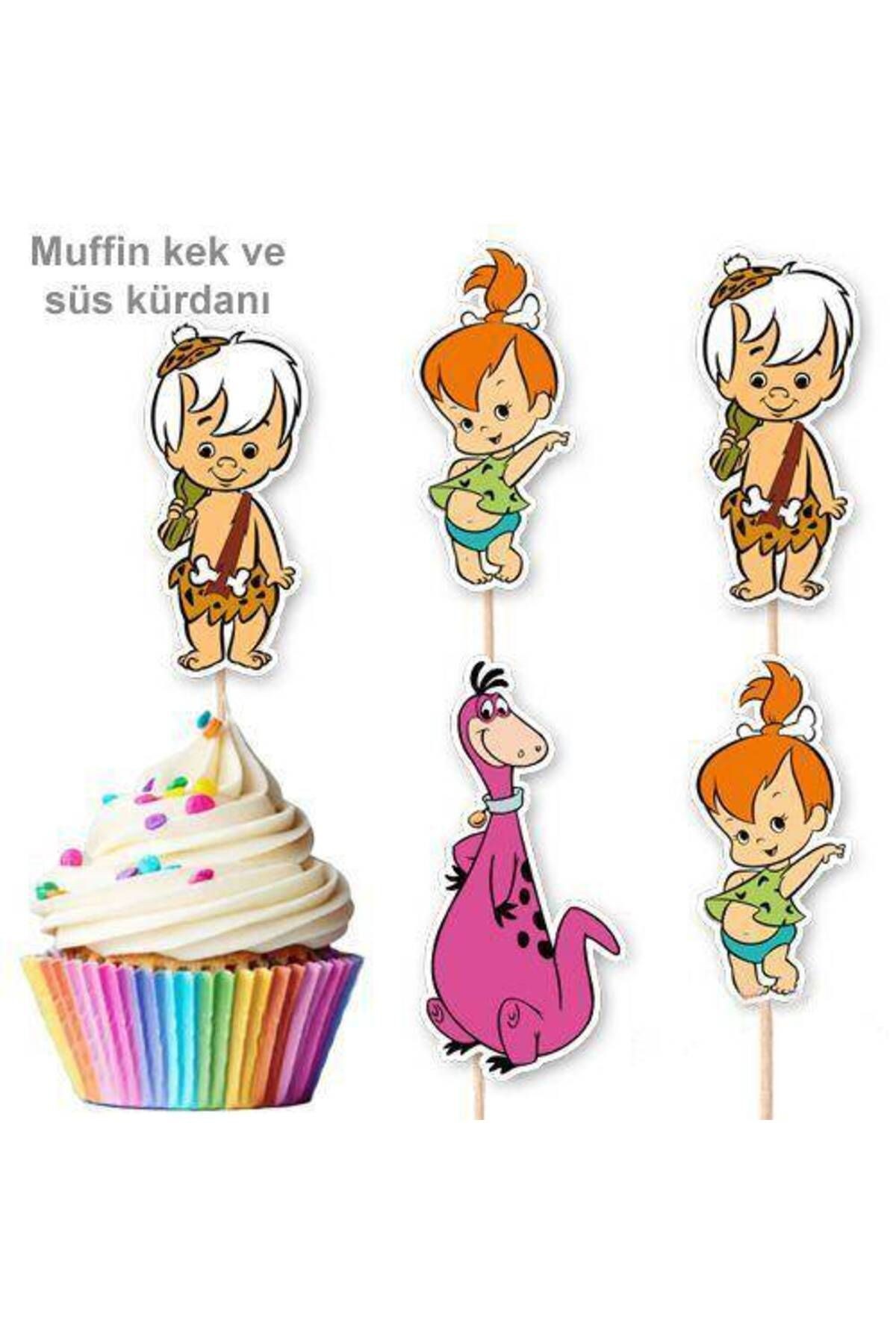Taş Devri Çakıltaş/bambam Şekilli Kürdan 10 Adet