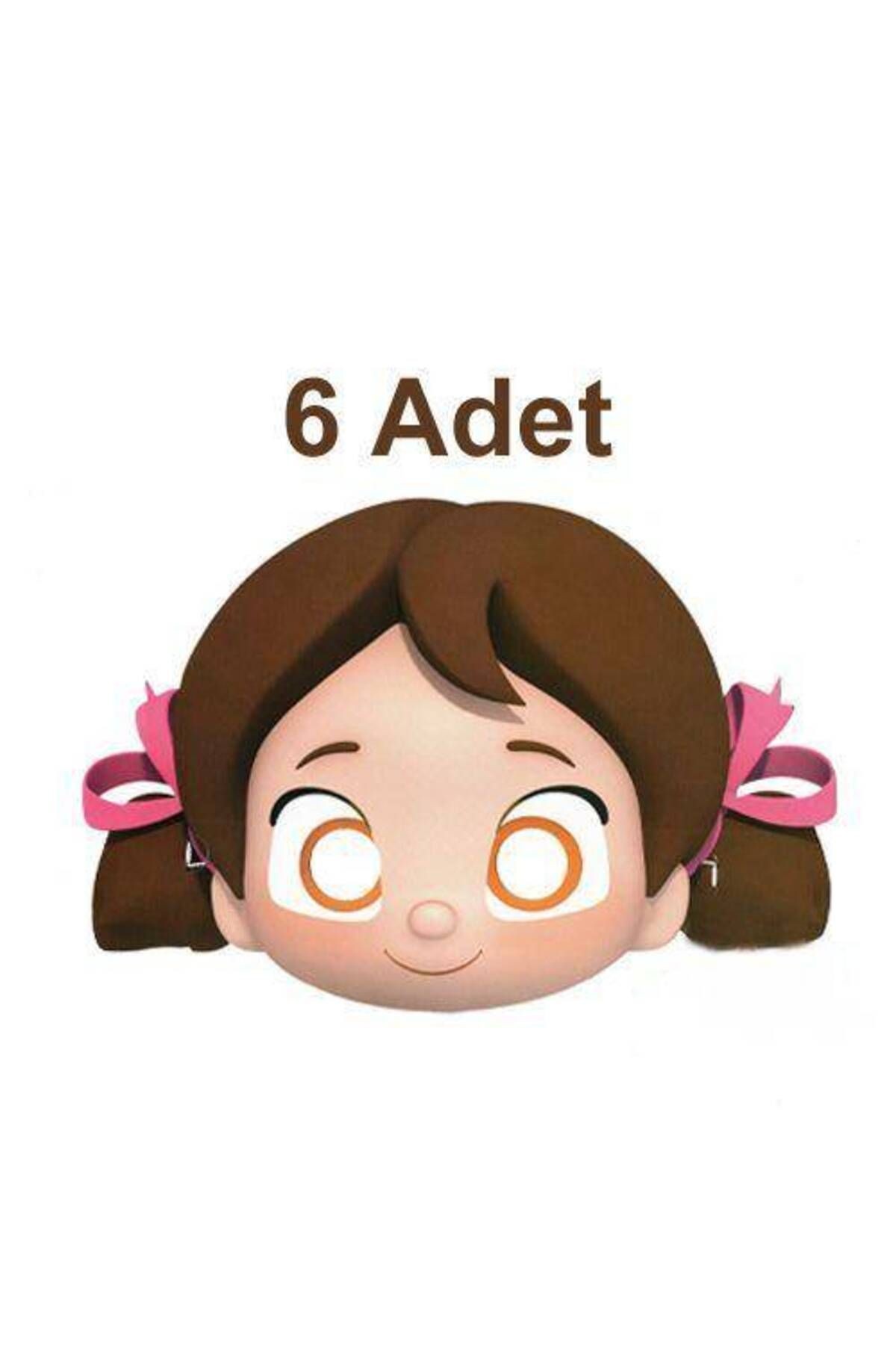 6 Adet Niloya Kağıt Maske