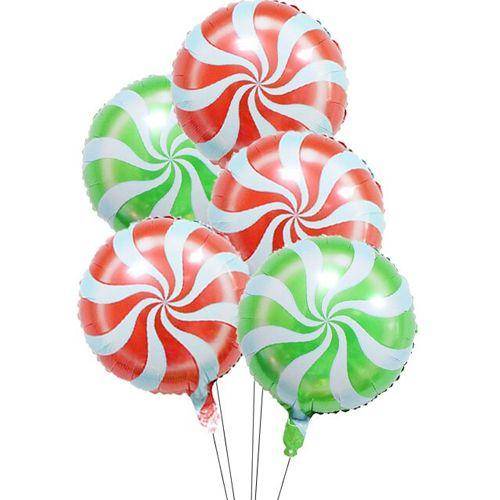 Kırmızı Lolipop Şeker Folyo Balon 45 cm