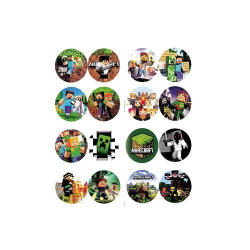 Minecraf Stickerlı 16 Sayfa Boyama Kitabı