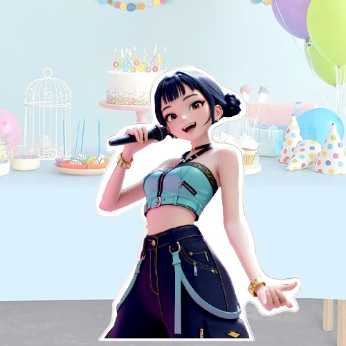 K-POP Zoey Ayaklı Pano