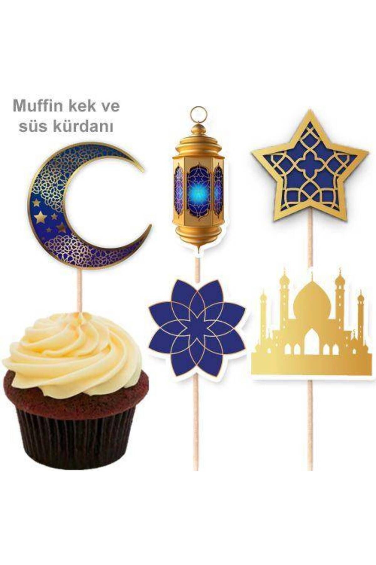 Ramazan Şekilli Kürdan Mavi 10 Adet