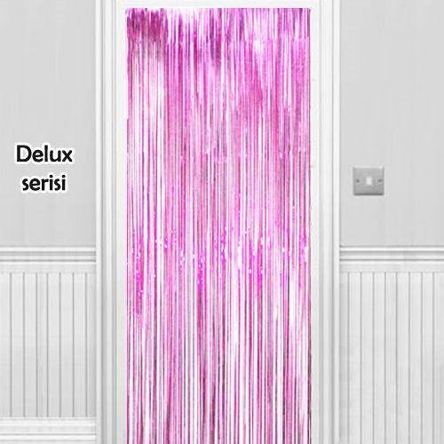 Parlak Duvar ve Kapı Perdesi Pembe 100x200 cm
