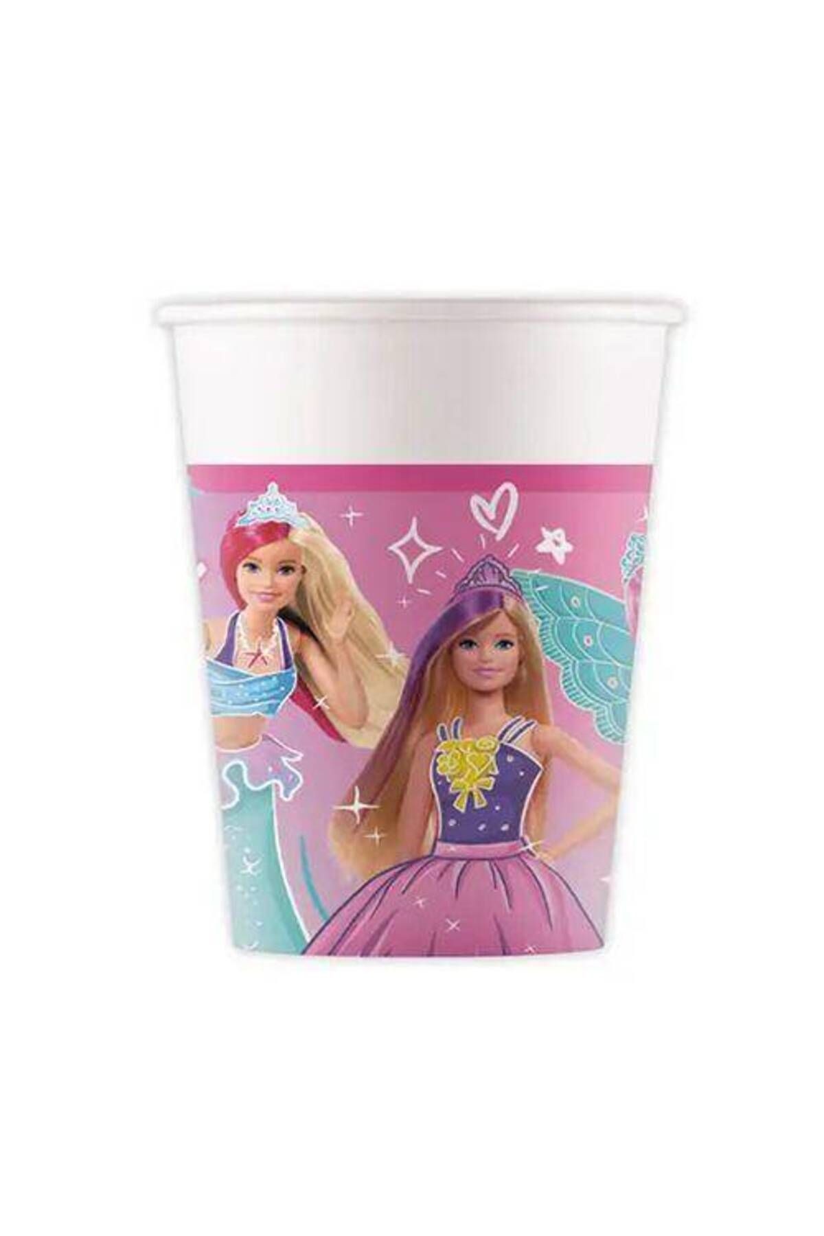 Barbie Fantasy Karton Bardak 8 Adet