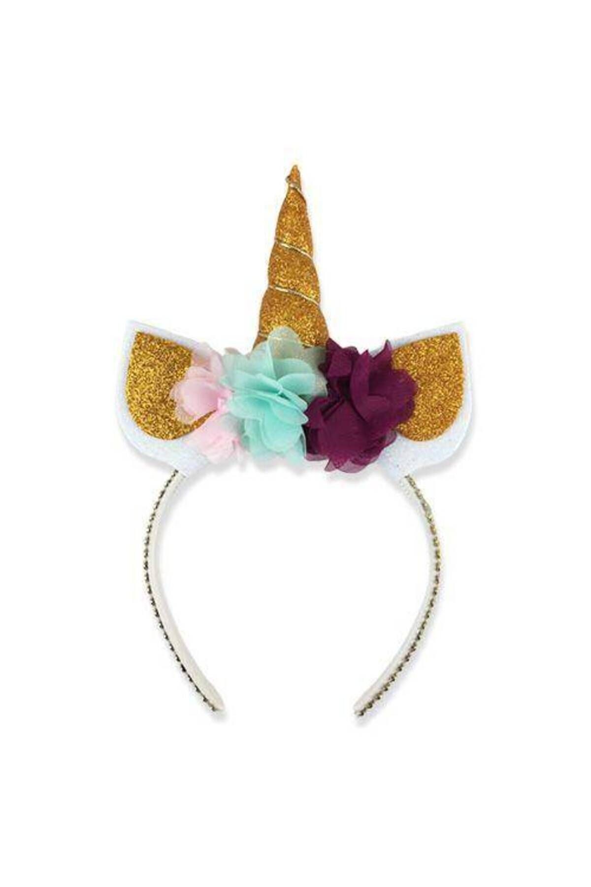Unicorn Taç Simli Eva Gold