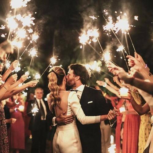 Dumansız Uzun Tel Maytap 40 cm 5 Adet