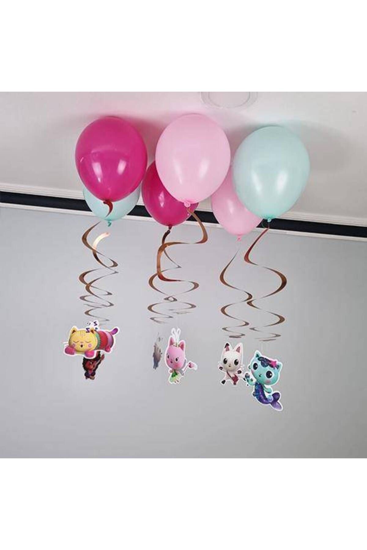 Gabby'nin Hayal Evi Balonlu Tavan Süsü 6'lı