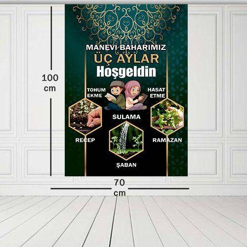 !TOPTAN! Üç Aylar Afişi 70*100 cm