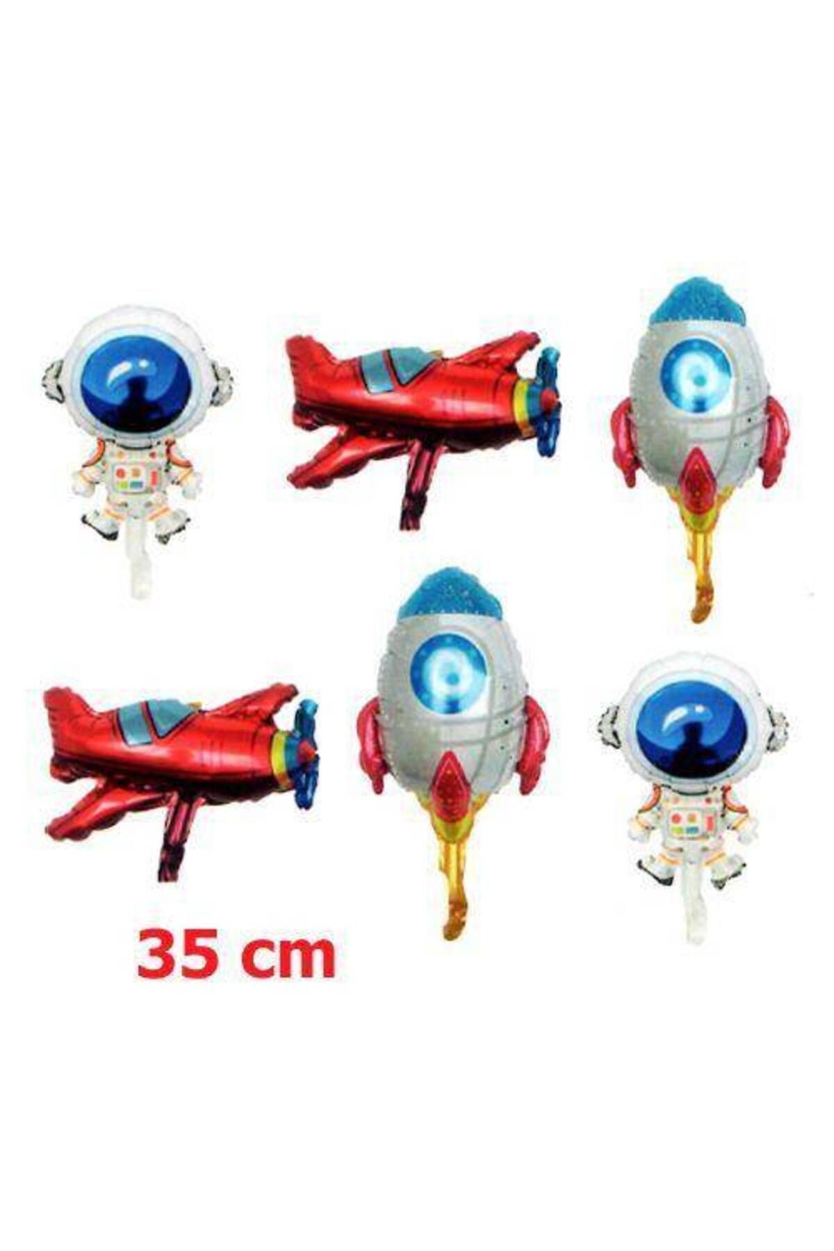 Uzay Temalı Folyo Balon 6'lı Set