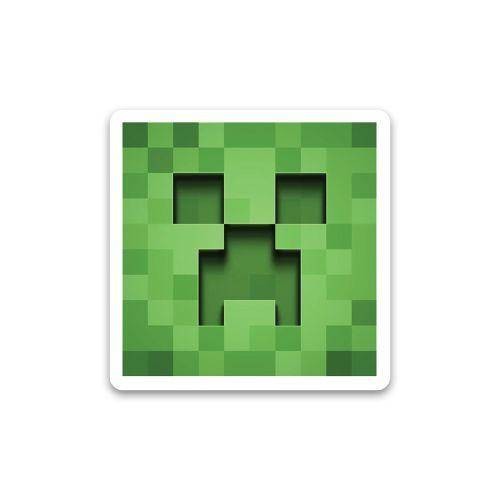 Minecraft Piksel Ayaklı Pano 21x21 cm
