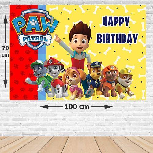 Paw Patrol Doğum Günü Afişi 70*100 cm