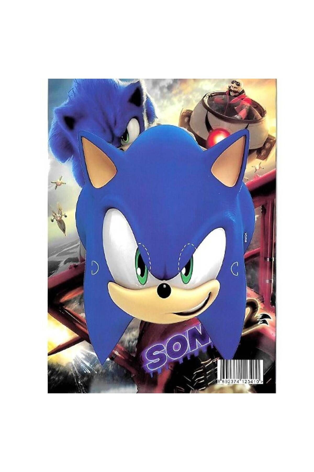 Stickerlı Sonic Boyama Kitabı 16 Sayfa