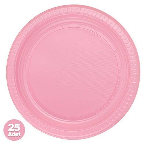 Pembe 25'li Plastik Tabak 