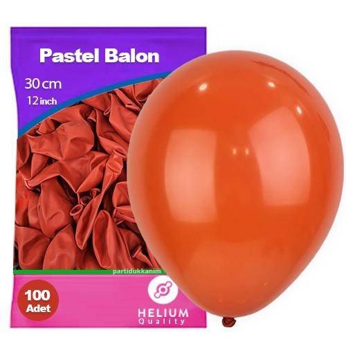 Terrakota Rengi Pastel Balon 100 Adet