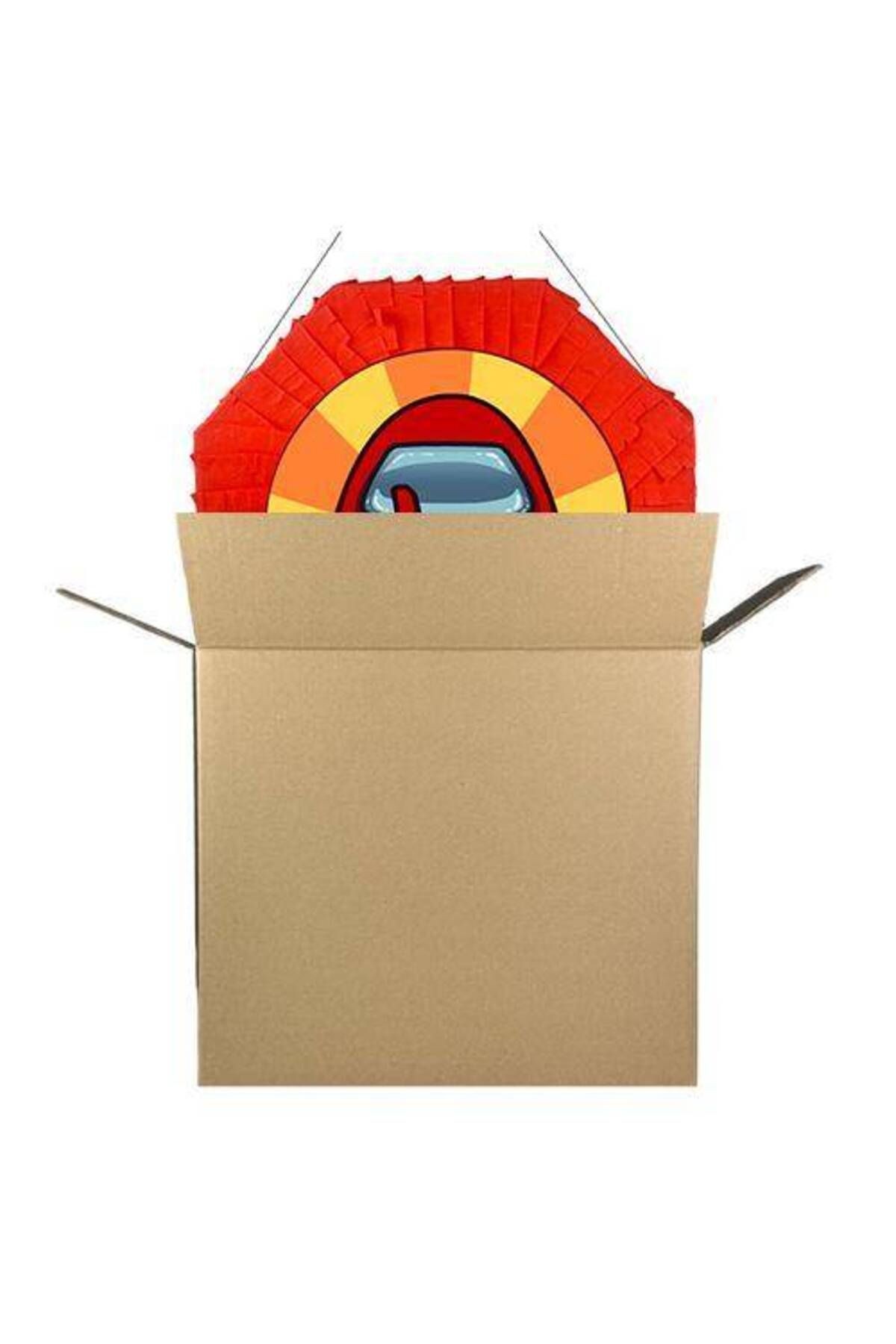 Among Us Pinyata Kırmızı 42 Cm Sopası