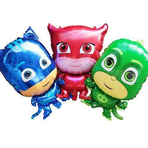 Pijamaskeliler Folyo Balon Seti 3'lü