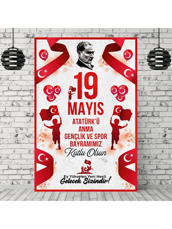 19 Mayıs Gençlik Bayramı Afişi 100*150 cm