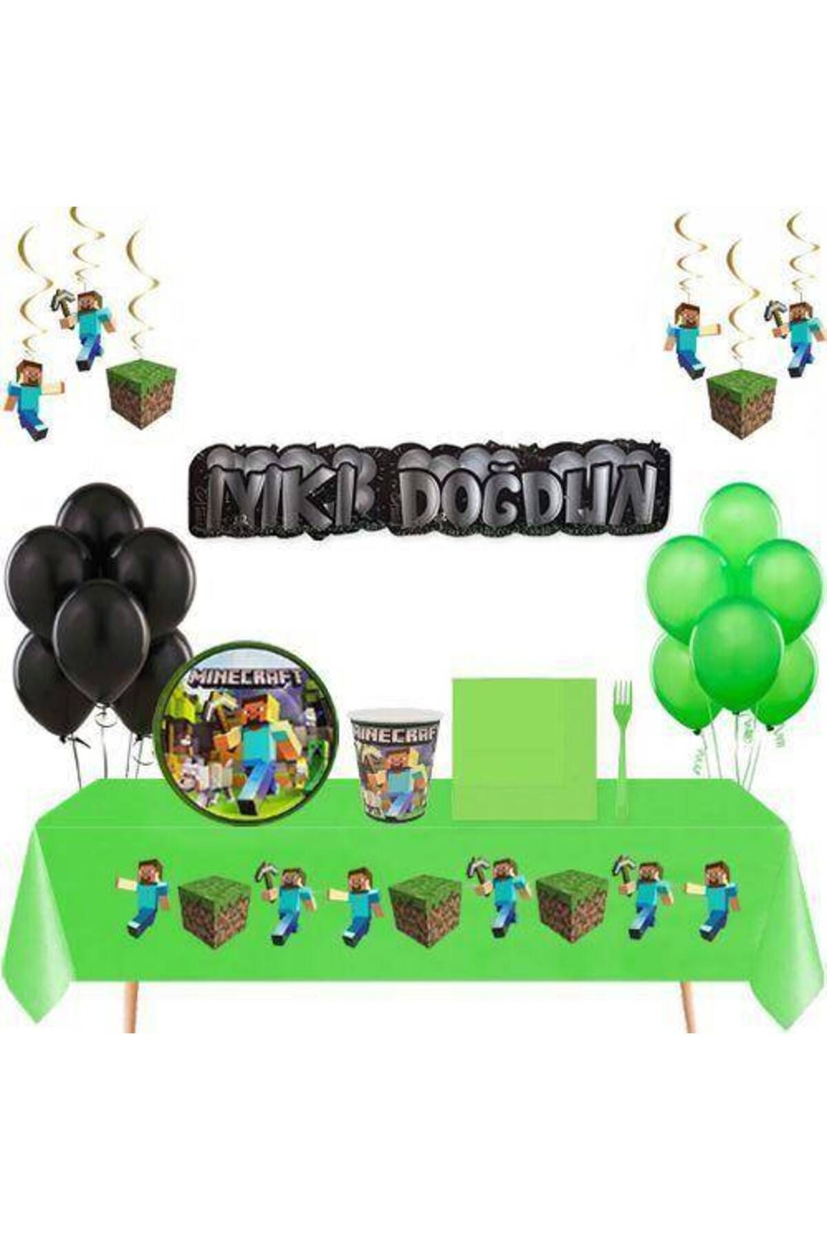 Minecraft Ekonomik Parti Seti 16 Kişilik
