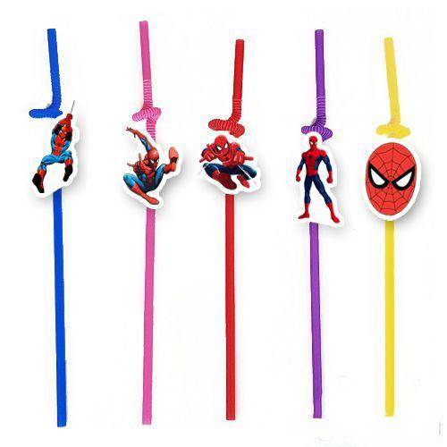 Spiderman 10'lu Artistik Pipet