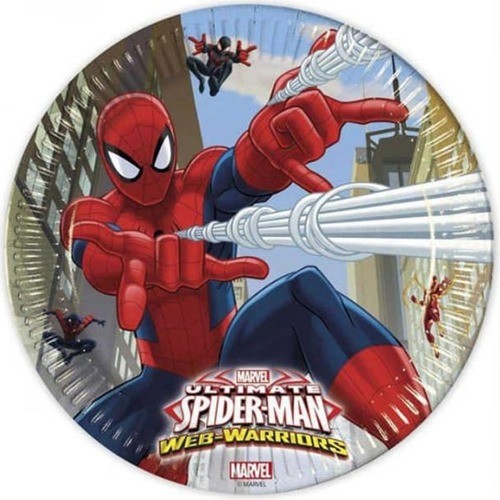 Spiderman 8'li Karton Tabak