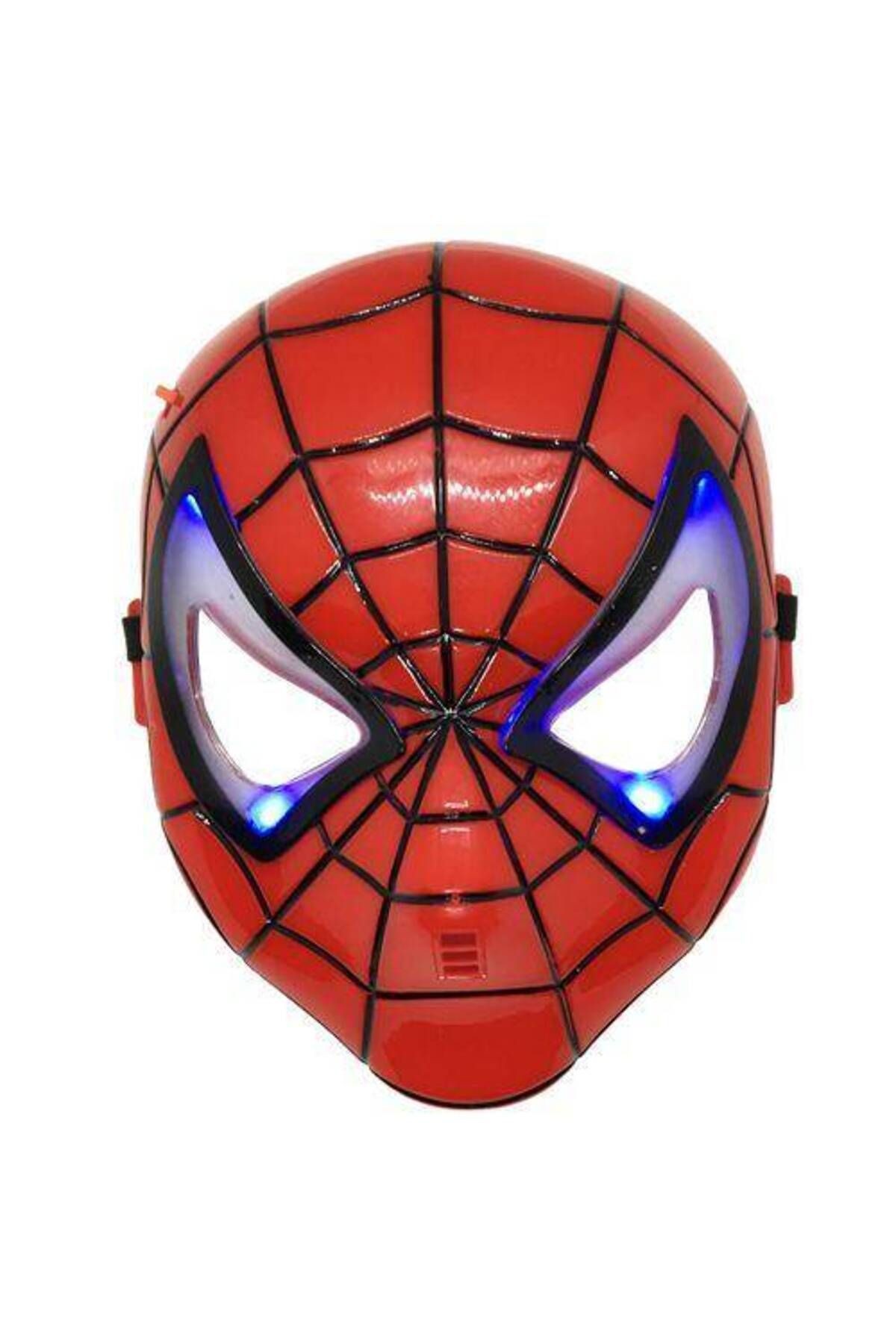 Spiderman Işıklı Plastik Maske