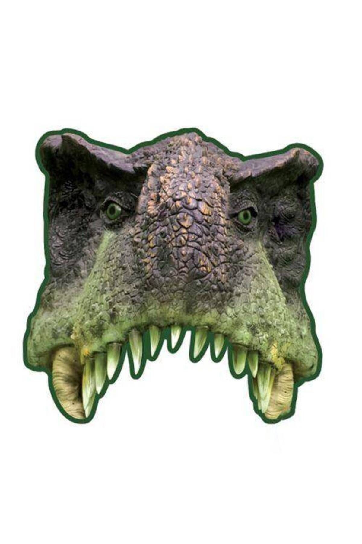 6 Adet Jurassic Dinozor Kağıt Maske
