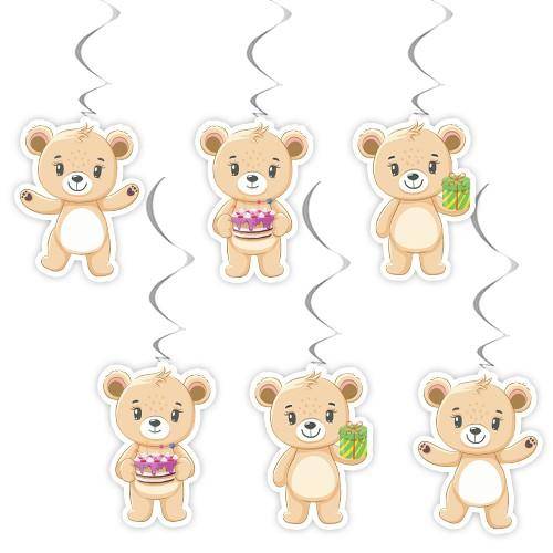 Sevimli Ayıcık Little Bear 6'lı Asma Süs 