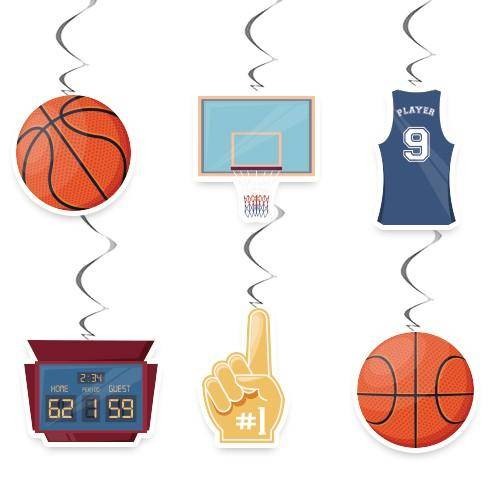 Basketbol Asma Süs 6 Adet