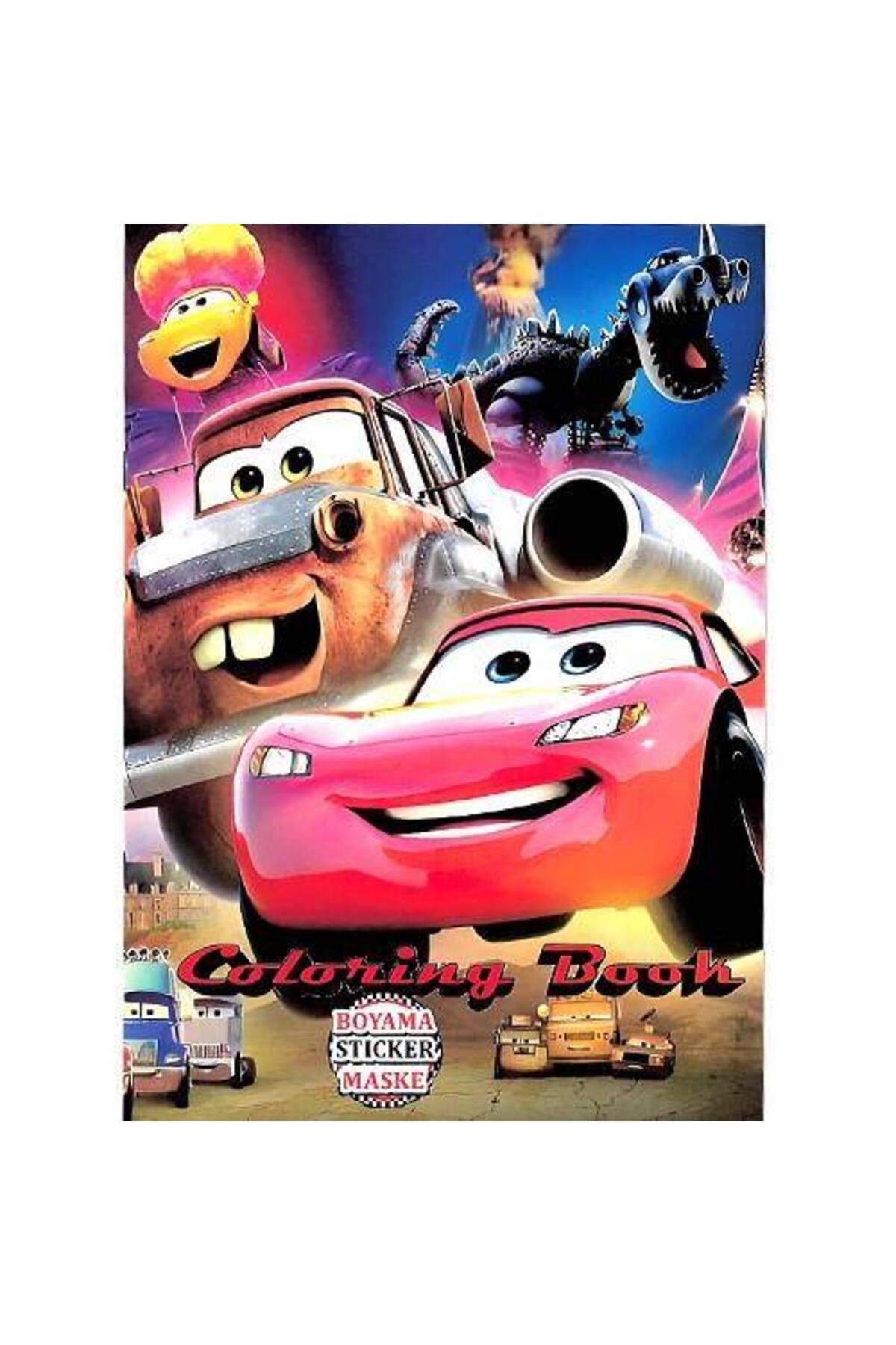 Stickerlı Cars Boyama Kitabı (16 SAYFA)