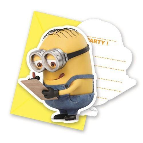 Minions Davetiye (6 Adet)