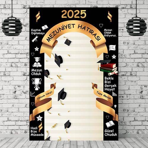 Mezuniyet Hatırası Afişi BÜYÜK 160*240 cm