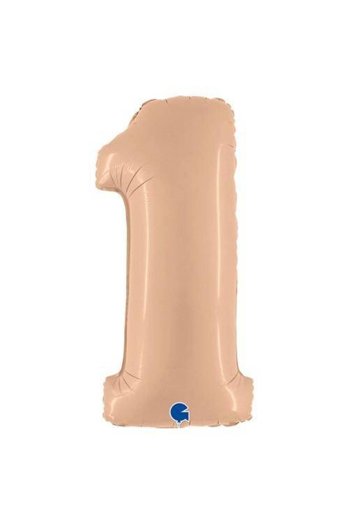 1 Rakam Folyo Balon Ten Rengi (100X35 CM)