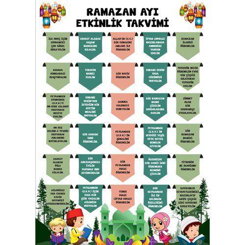 Çocuklar İçin Ramazan Hediye Etkinlik Seti 4  Parça