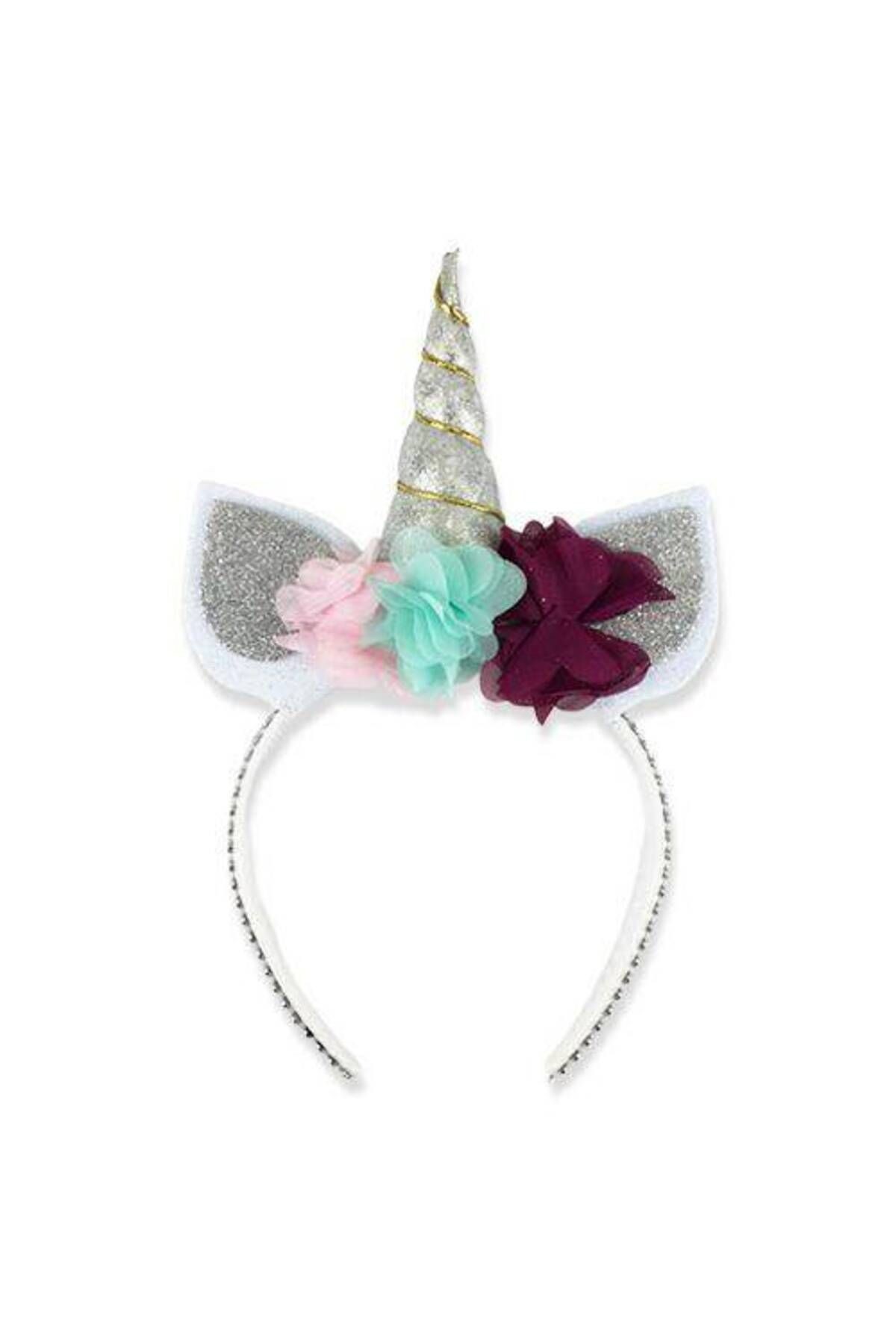 Unicorn Taç Simli Eva Gümüş