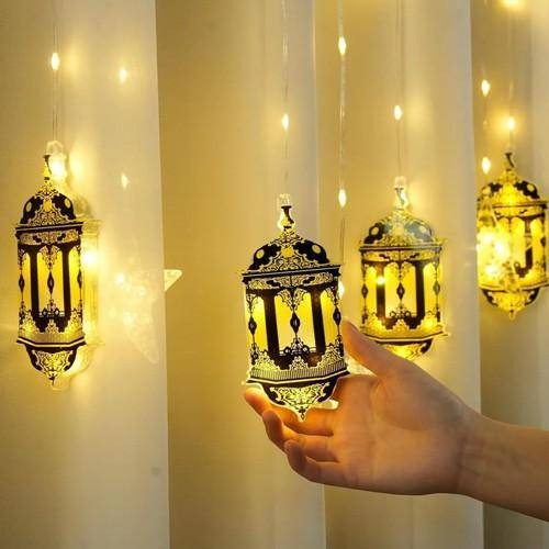 Kandil - Yıldız Perde Led Işık Eklemeli Modüllü Fişli Gün Işığı 3 metre
