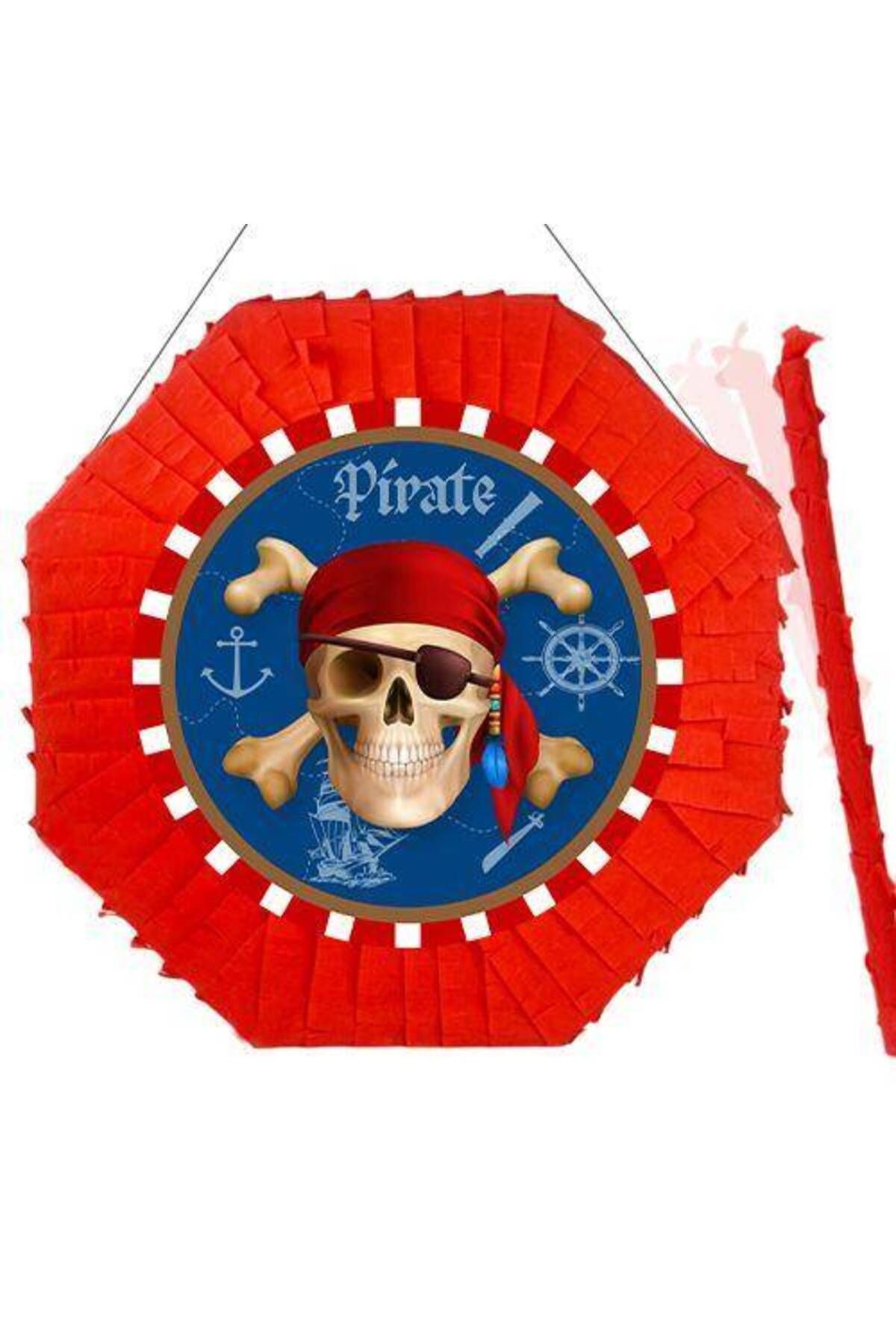 Korsan Temalı Pinyata 42 Cm + Sopası