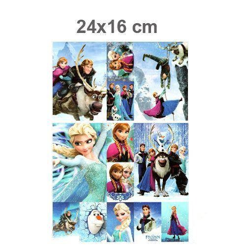 Frozen (Karlar Ülkesi) Sticker 24x16 cm 3 Adet