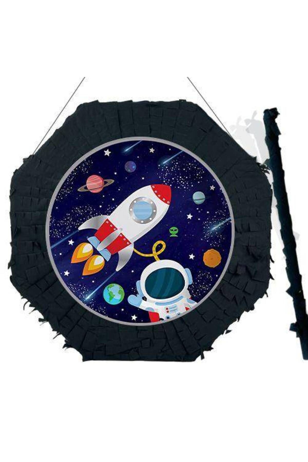 Uzay Pinyata 42 Cm + Sopası