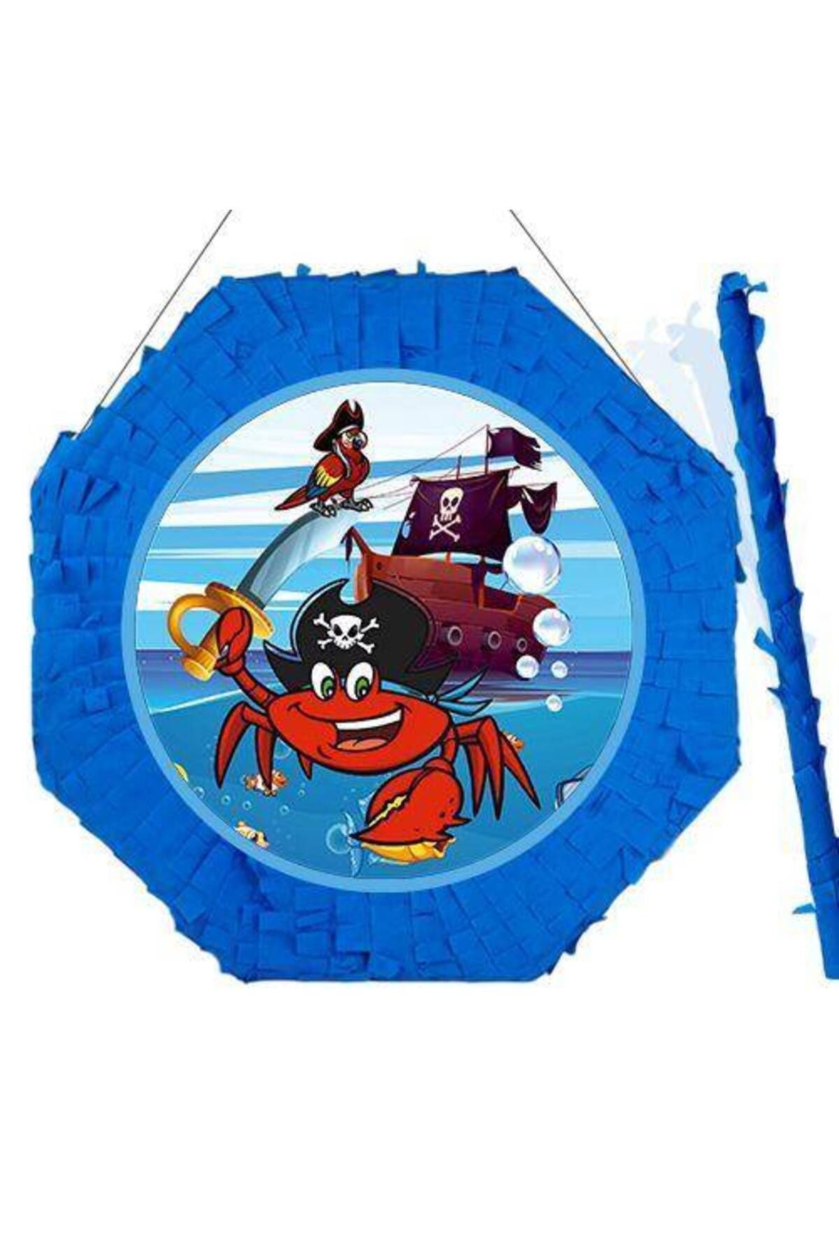 Korsan Yengeç Pinyata 42 cm + Sopası