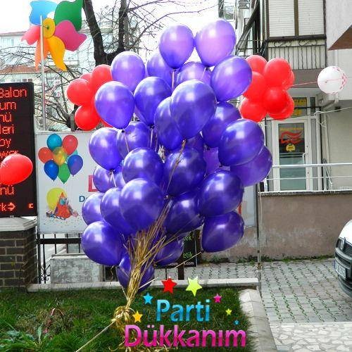 Uçan Balon Mor MAĞAZADAN 35 Adet